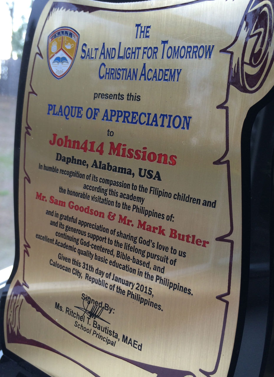 John 414 Missions Philippines