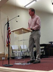 John 4:14 Missions giving a devotion.